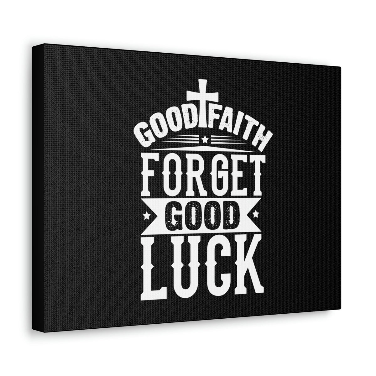 Scripture Walls Good Faith Hebrews 11:1 White Cross Christian Wall Art Bible Verse Print Ready to Hang Unframed-Express Your Love Gifts