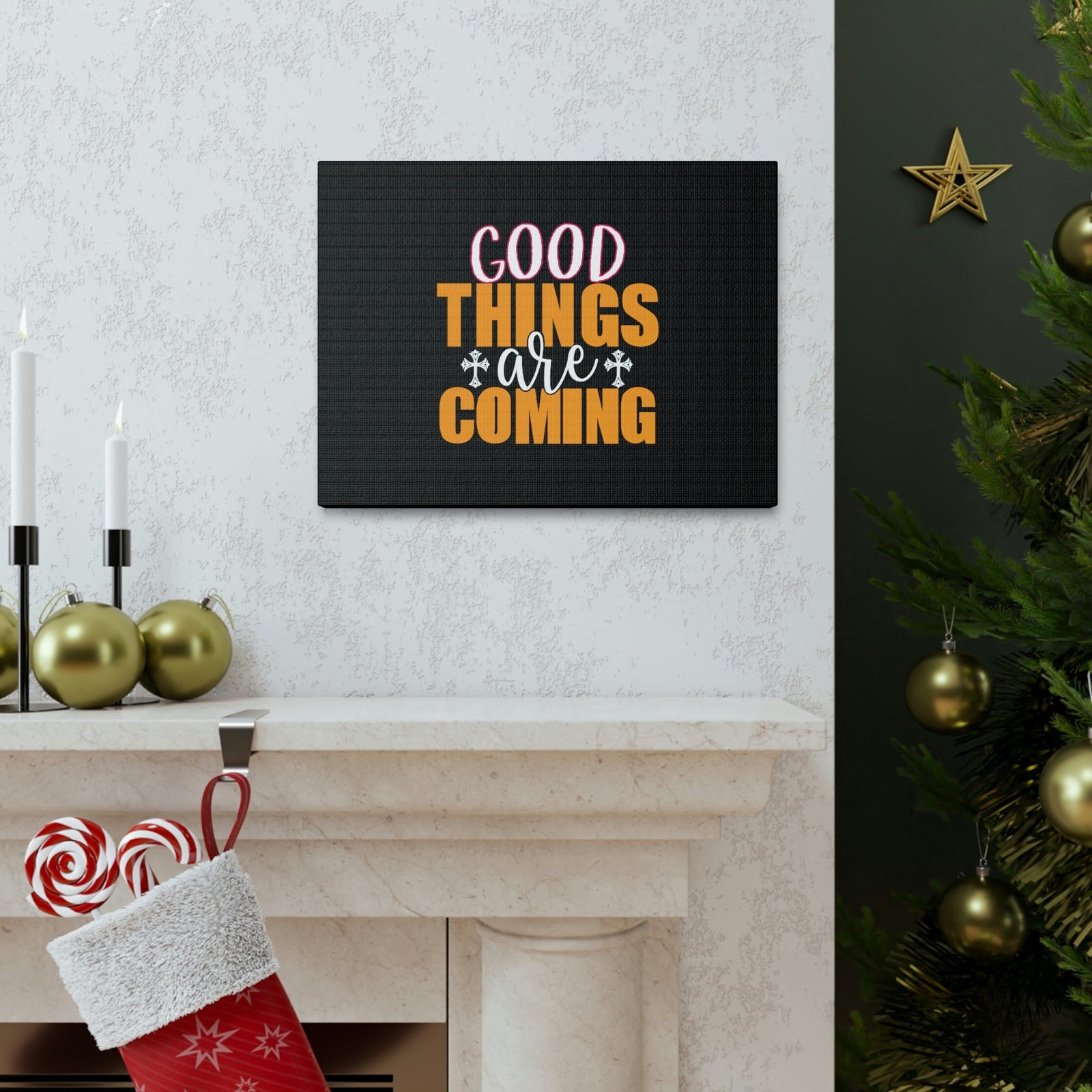 Scripture Walls Good Things Are Coming James 1:17 Christian Wall Art Bible Verse Print Ready to Hang Unframed-Express Your Love Gifts