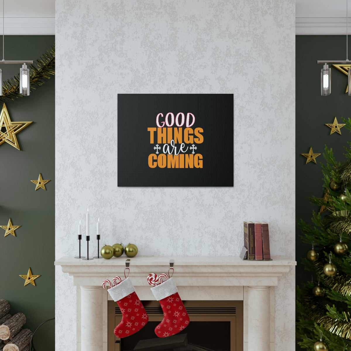 Scripture Walls Good Things Are Coming James 1:17 Christian Wall Art Bible Verse Print Ready to Hang Unframed-Express Your Love Gifts