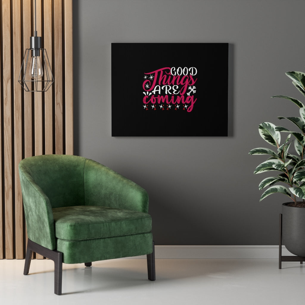 Scripture Walls Good Things Are Coming Stars Bible Verse Canvas Christian Wall Art Ready to Hang Unframed-Express Your Love Gifts