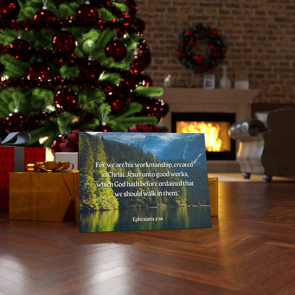 Scripture Walls Good Works Ephesians 2:10 Bible Verse Canvas Christian Wall Art Ready to Hang Unframed-Express Your Love Gifts