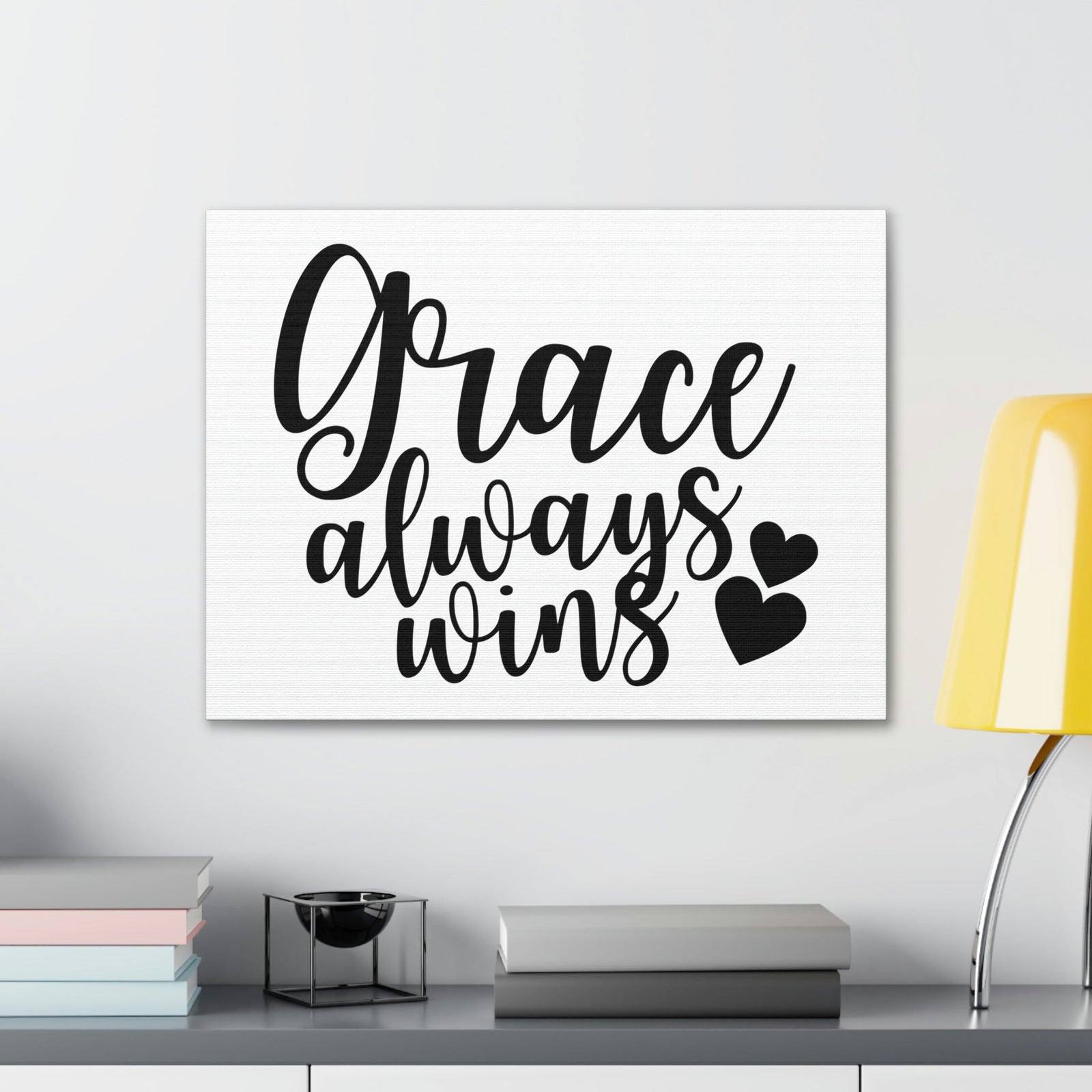 Scripture Walls Grace Always Wins 2 Timothy 1:9 Christian Wall Art Print Ready to Hang Unframed-Express Your Love Gifts