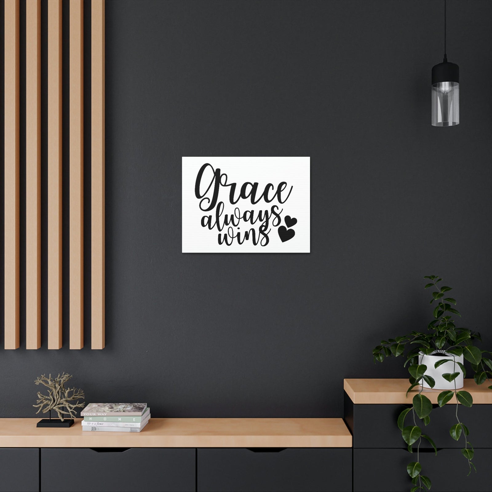 Scripture Walls Grace Always Wins 2 Timothy 1:9 Christian Wall Art Print Ready to Hang Unframed-Express Your Love Gifts