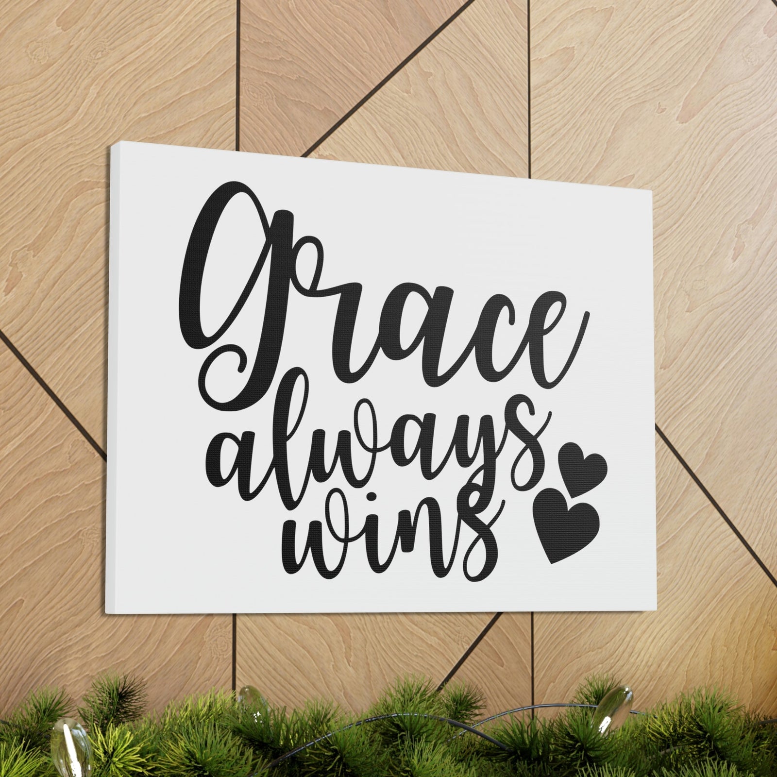 Scripture Walls Grace Always Wins 2 Timothy 1:9 Christian Wall Art Print Ready to Hang Unframed-Express Your Love Gifts
