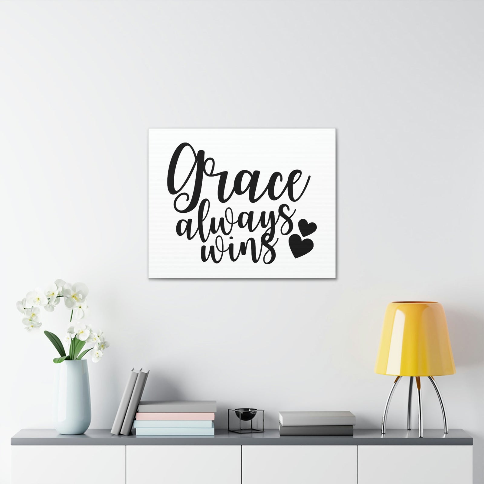 Scripture Walls Grace Always Wins 2 Timothy 1:9 Christian Wall Art Print Ready to Hang Unframed-Express Your Love Gifts