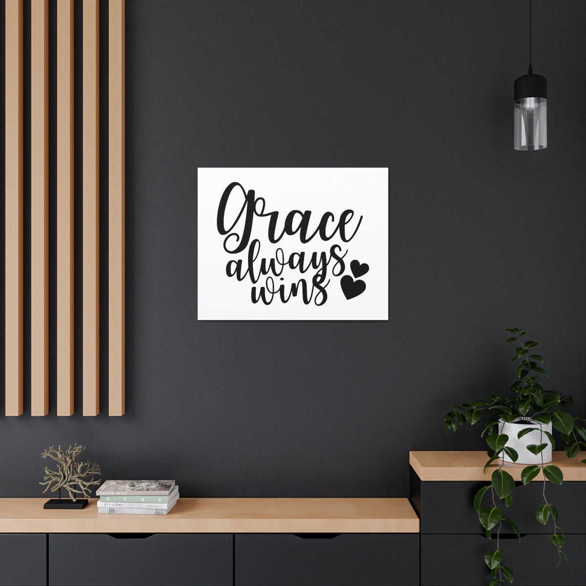 Scripture Walls Grace Always Wins 2 Timothy 1:9 Christian Wall Art Print Ready to Hang Unframed-Express Your Love Gifts