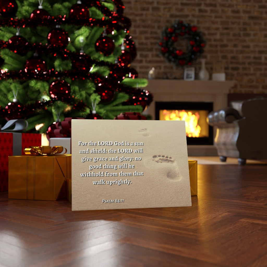 Scripture Walls Grace And Glory Psalms 84:11 Bible Verse Canvas Christian Wall Art Ready to Hang Unframed-Express Your Love Gifts