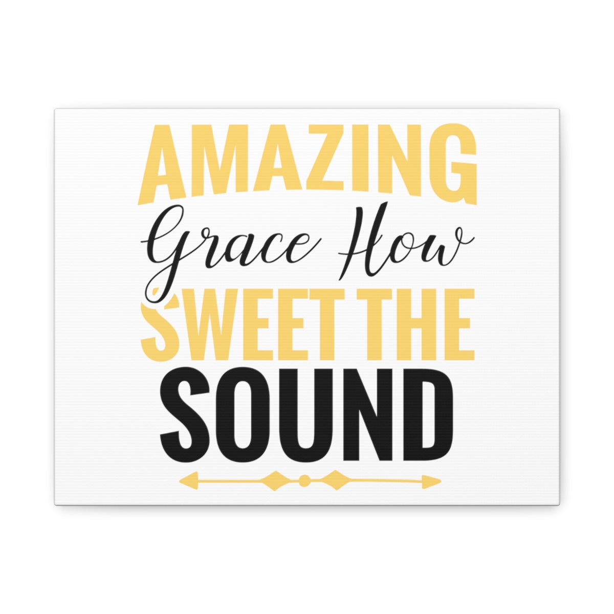 Scripture Walls Grace How Sweet 1 Corinthians 15:10 Christian Wall Art Print Ready to Hang Unframed-Express Your Love Gifts