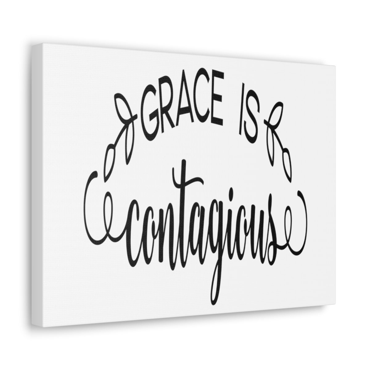 Scripture Walls Grace Is Contagious 2 Corinthians 12:8-9 Christian Wall Art Print Ready to Hang Unframed-Express Your Love Gifts