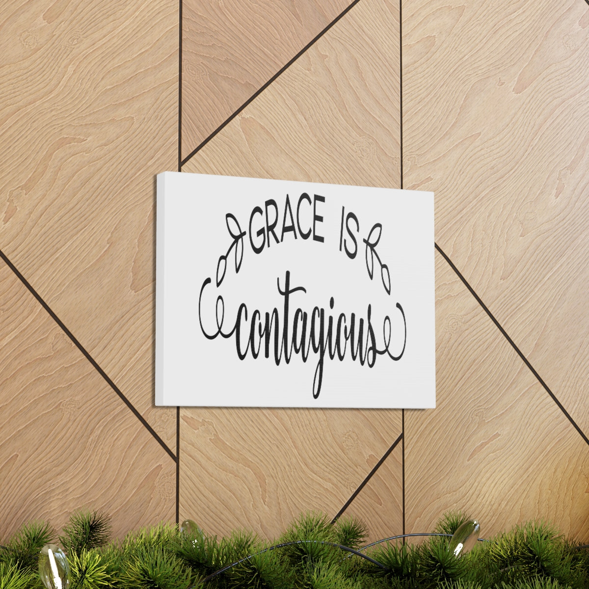 Scripture Walls Grace Is Contagious 2 Corinthians 12:8-9 Christian Wall Art Print Ready to Hang Unframed-Express Your Love Gifts
