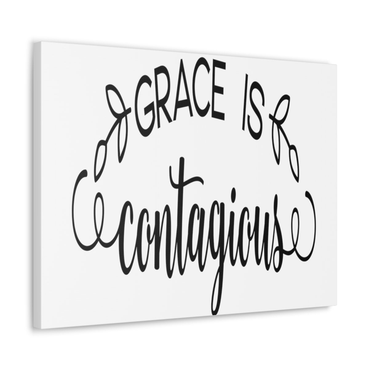 Scripture Walls Grace Is Contagious 2 Corinthians 12:8-9 Christian Wall Art Print Ready to Hang Unframed-Express Your Love Gifts