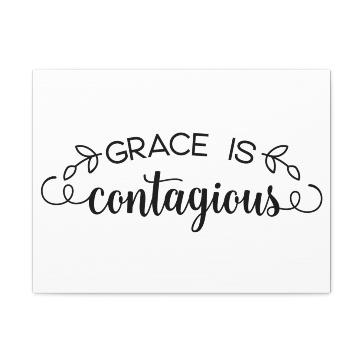 Scripture Walls Grace Is Contagious 2 Corinthians 12:9 Christian Wall Art Print Ready to Hang Unframed-Express Your Love Gifts