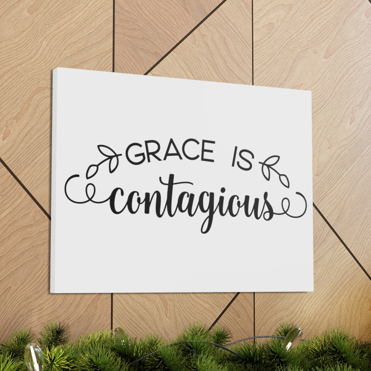 Scripture Walls Grace Is Contagious 2 Corinthians 12:9 Christian Wall Art Print Ready to Hang Unframed-Express Your Love Gifts