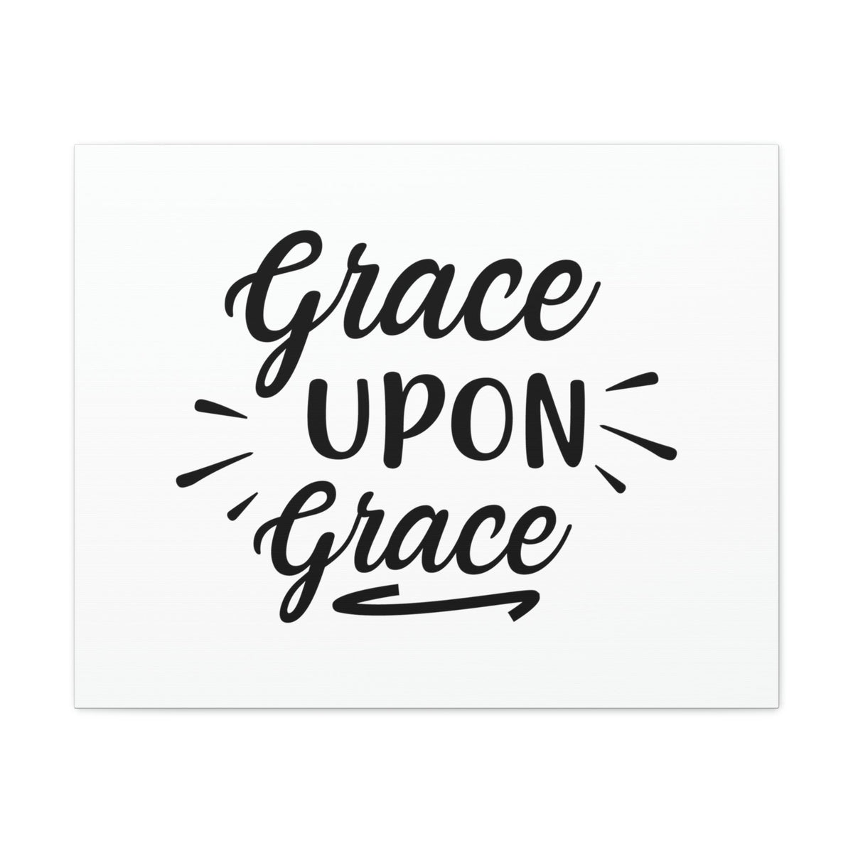 Scripture Walls Grace Upon Grace Acts 15:11 Christian Wall Art Print Ready to Hang Unframed-Express Your Love Gifts