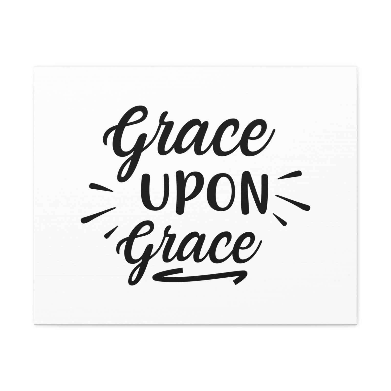 Scripture Walls Grace Upon Grace Acts 15:11 Christian Wall Art Print Ready to Hang Unframed-Express Your Love Gifts