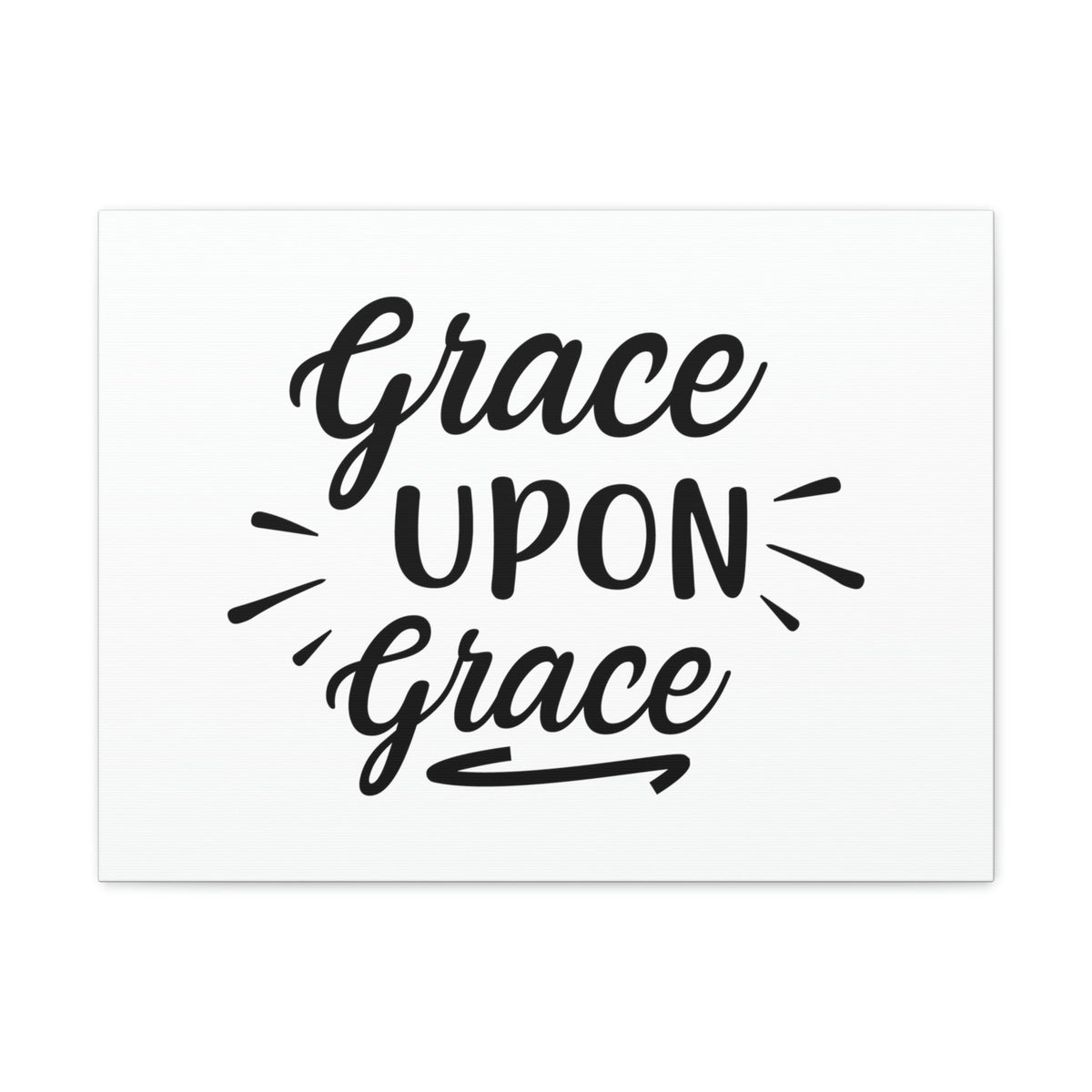 Scripture Walls Grace Upon Grace Acts 15:11 Christian Wall Art Print Ready to Hang Unframed-Express Your Love Gifts