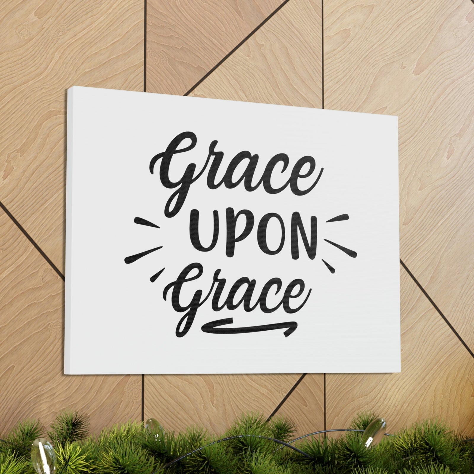 Scripture Walls Grace Upon Grace Acts 15:11 Christian Wall Art Print Ready to Hang Unframed-Express Your Love Gifts
