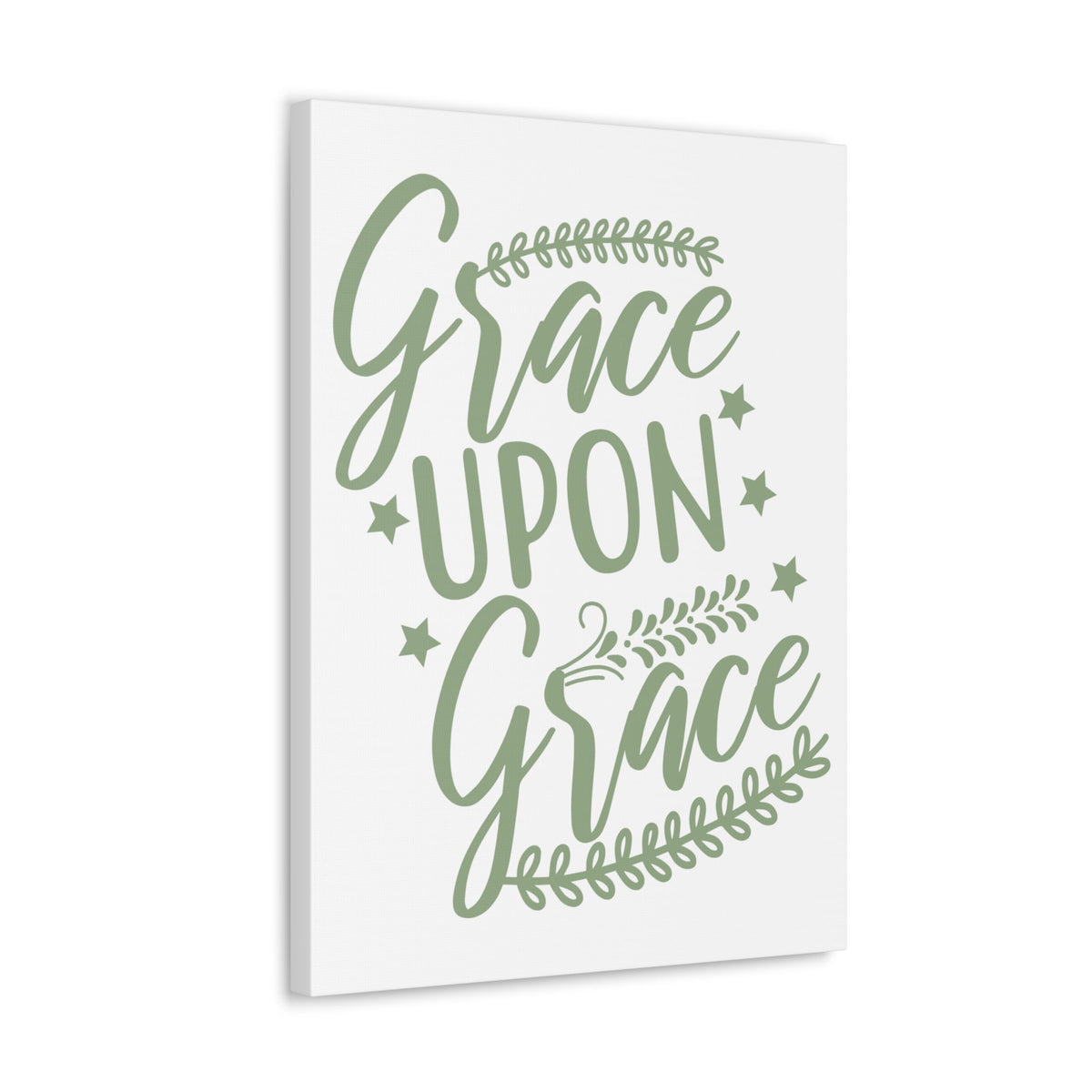 Scripture Walls Grace Upon Grace Ephesians 2:8 Christian Wall Art Print Ready to Hang Unframed-Express Your Love Gifts