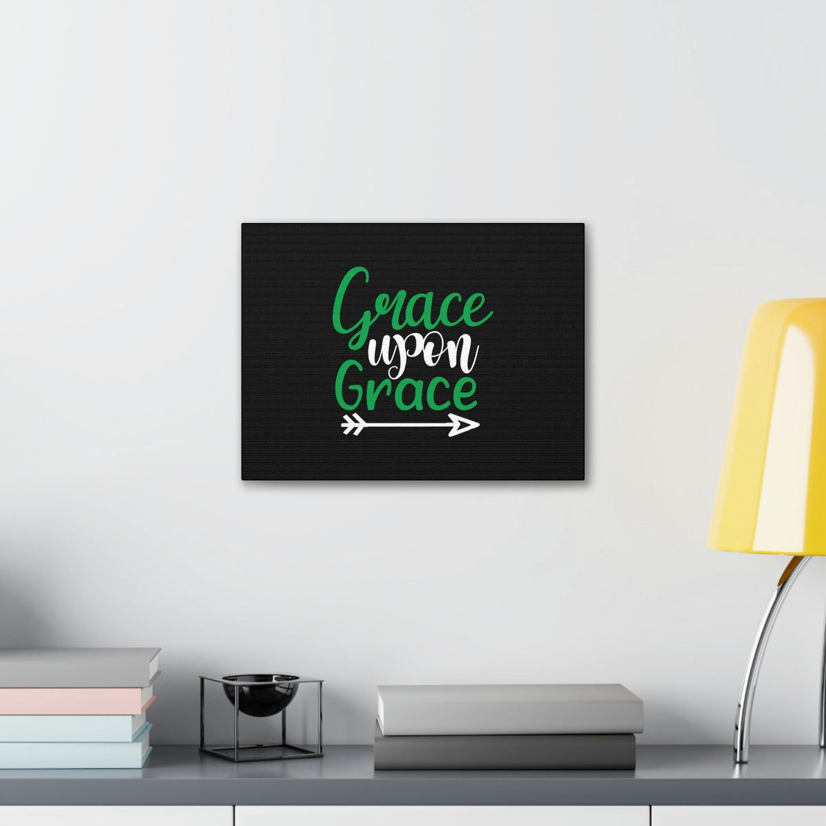 Scripture Walls Grace Upon Grace Hebrews 4:16 Christian Wall Art Bible Verse Print Ready to Hang Unframed-Express Your Love Gifts