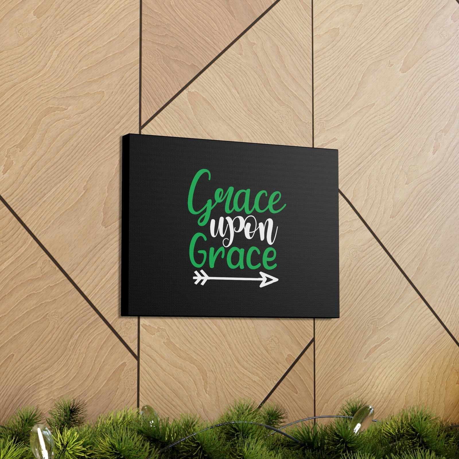 Scripture Walls Grace Upon Grace Hebrews 4:16 Christian Wall Art Bible Verse Print Ready to Hang Unframed-Express Your Love Gifts