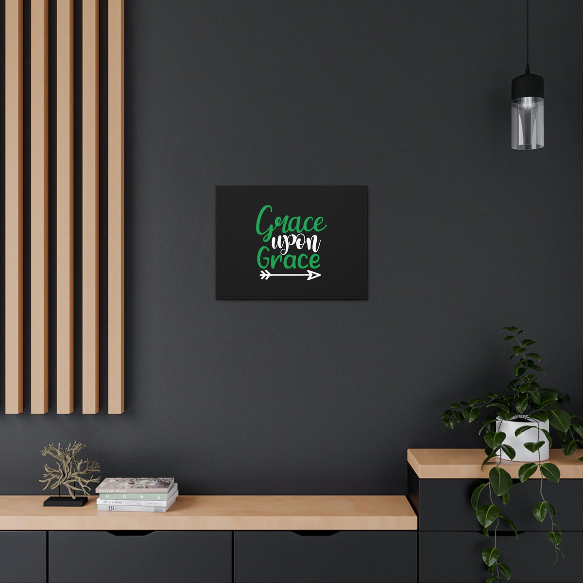 Scripture Walls Grace Upon Grace Hebrews 4:16 Christian Wall Art Bible Verse Print Ready to Hang Unframed-Express Your Love Gifts