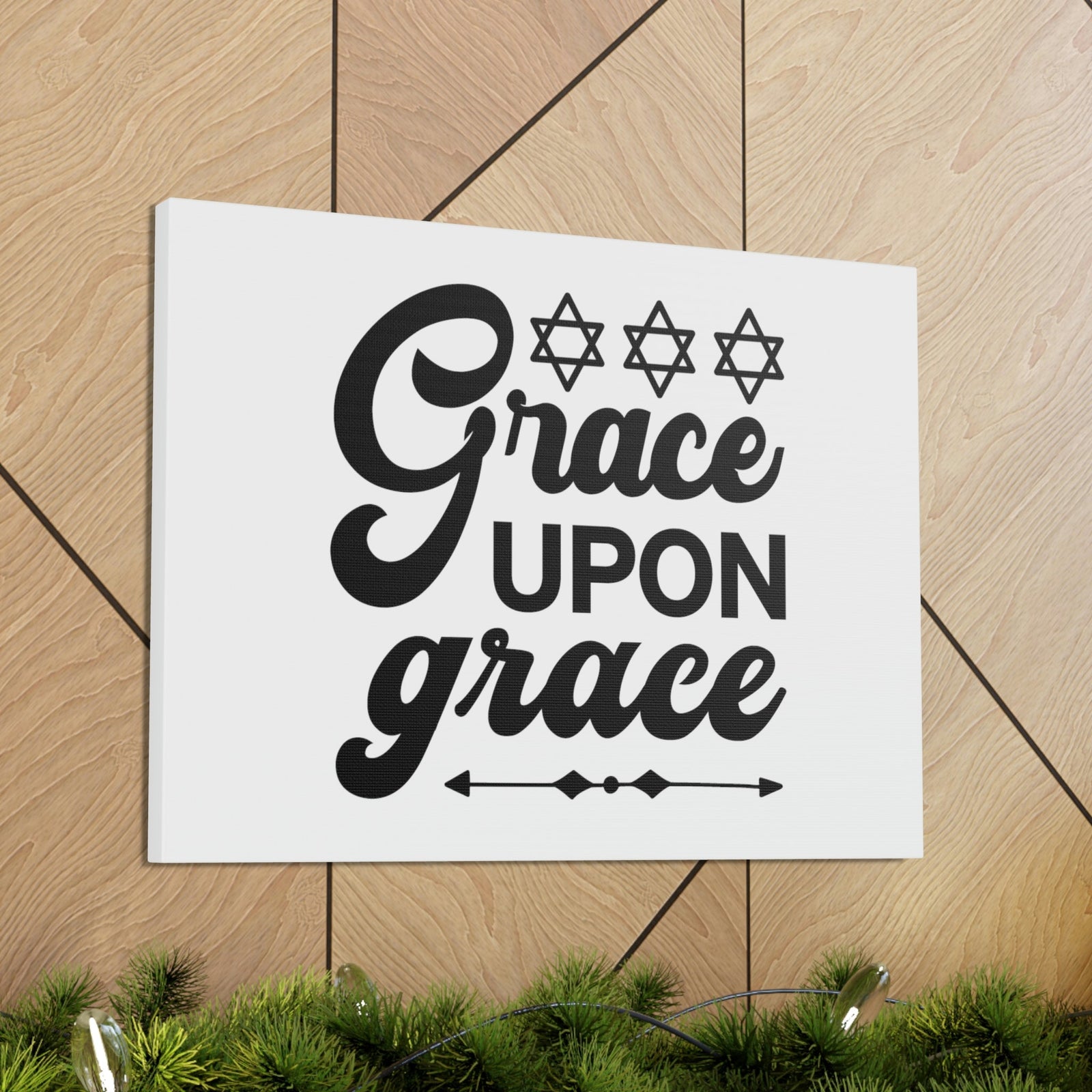 Scripture Walls Grace Upon Grace Hebrews 4:16 Christian Wall Art Bible Verse Print Ready to Hang Unframed-Express Your Love Gifts