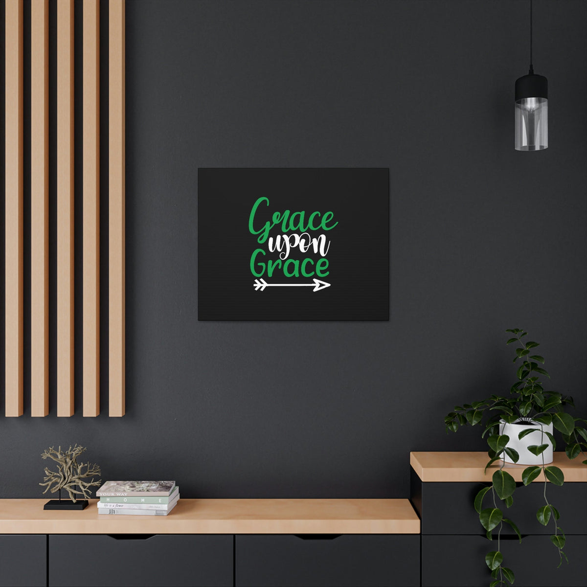 Scripture Walls Grace Upon Grace Hebrews 4:16 Christian Wall Art Bible Verse Print Ready to Hang Unframed-Express Your Love Gifts