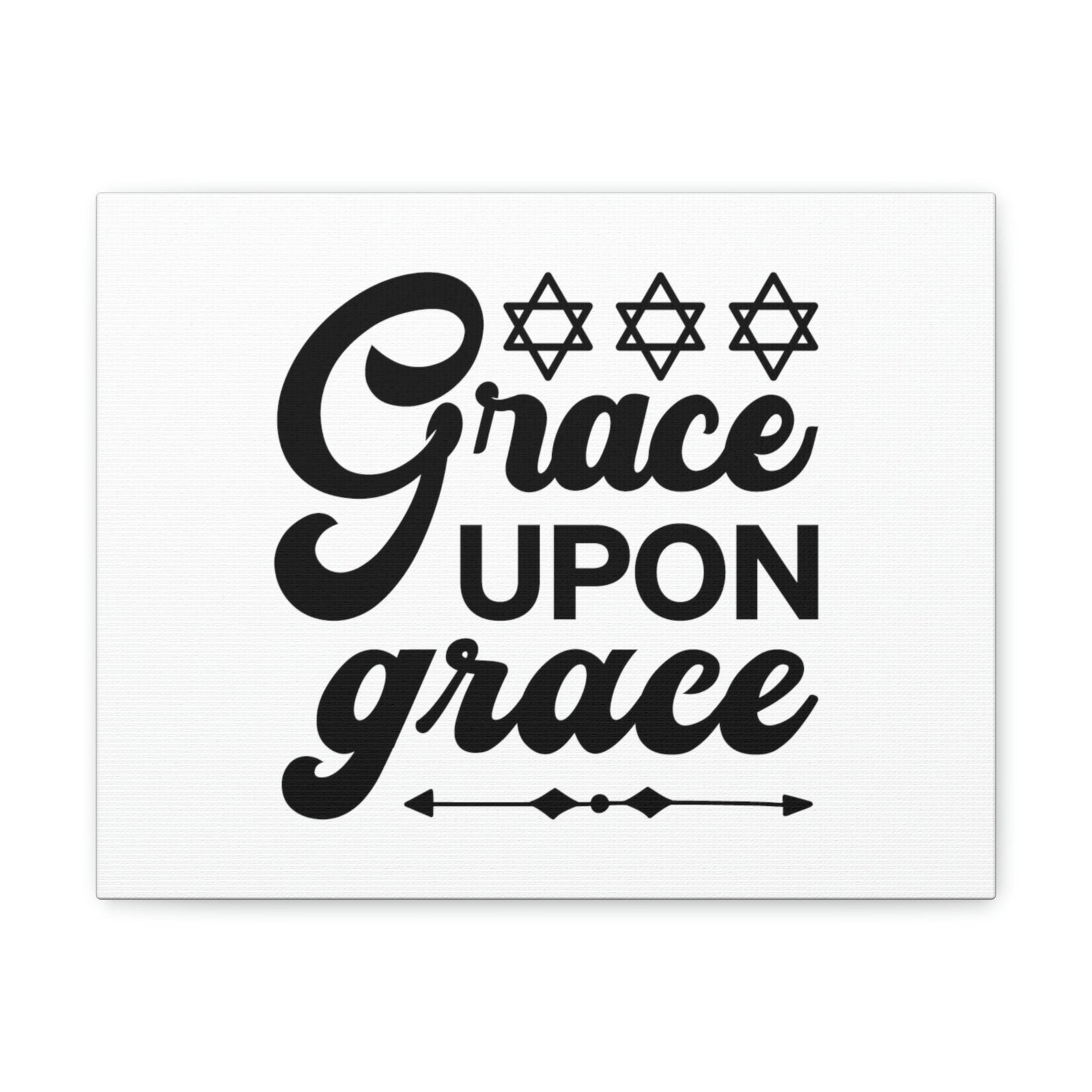 Scripture Walls Grace Upon Grace Hebrews 4:16 Christian Wall Art Bible Verse Print Ready to Hang Unframed-Express Your Love Gifts
