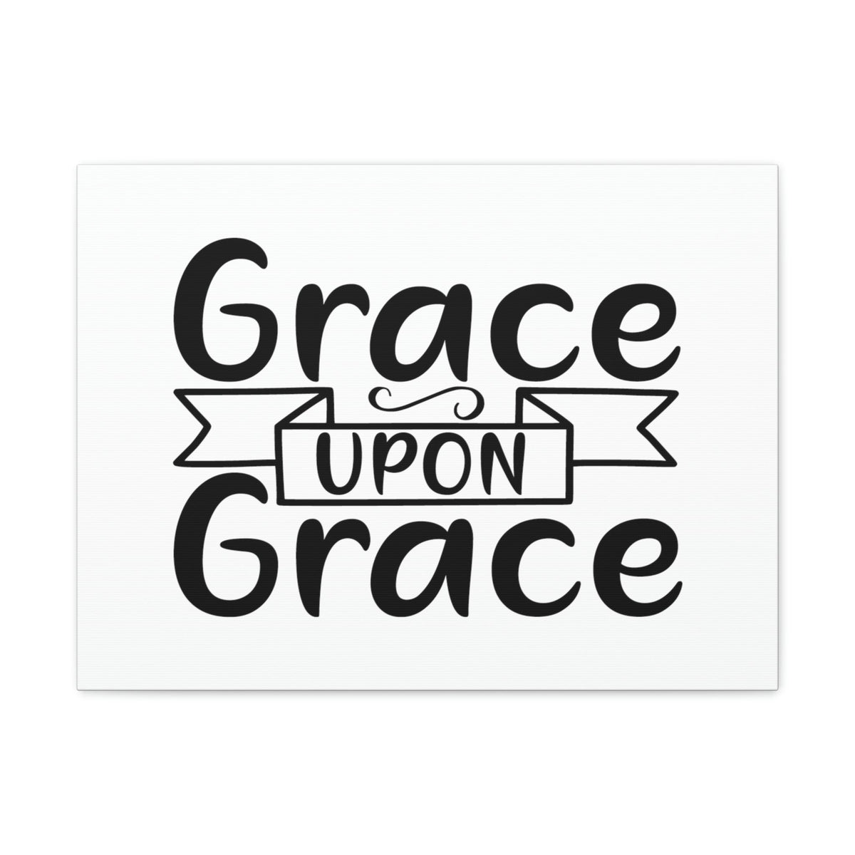 Scripture Walls Grace Upon Grace John 1:16 Christian Wall Art Bible Verse Print Ready to Hang Unframed-Express Your Love Gifts