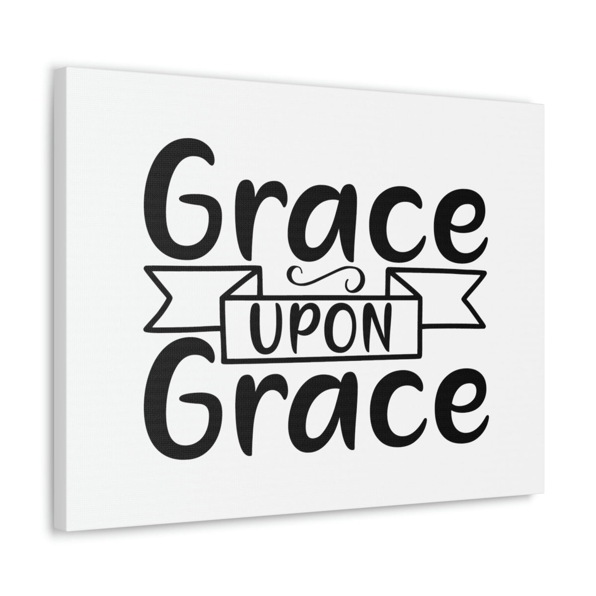 Scripture Walls Grace Upon Grace John 1:16 Christian Wall Art Bible Verse Print Ready to Hang Unframed-Express Your Love Gifts