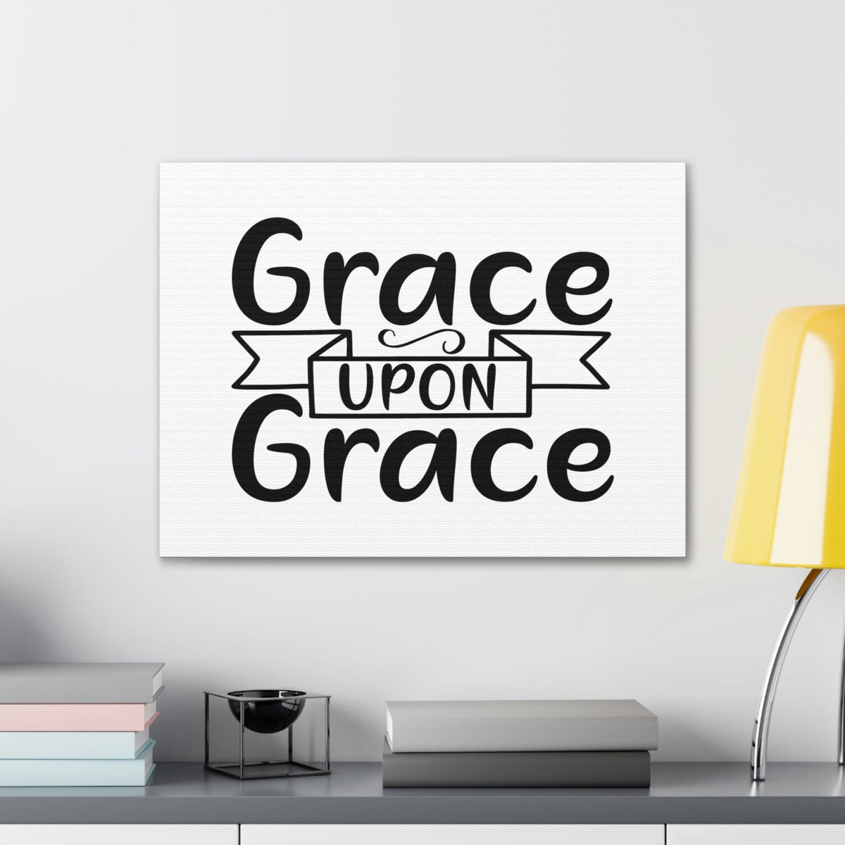 Scripture Walls Grace Upon Grace John 1:16 Christian Wall Art Bible Verse Print Ready to Hang Unframed-Express Your Love Gifts