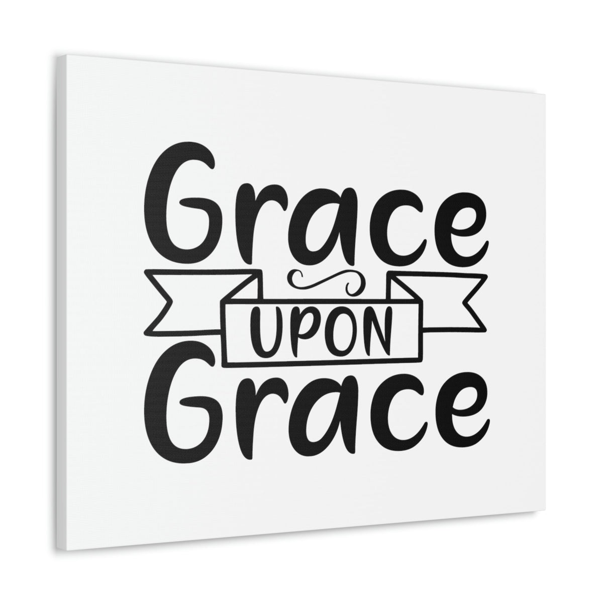 Scripture Walls Grace Upon Grace John 1:16 Christian Wall Art Bible Verse Print Ready to Hang Unframed-Express Your Love Gifts