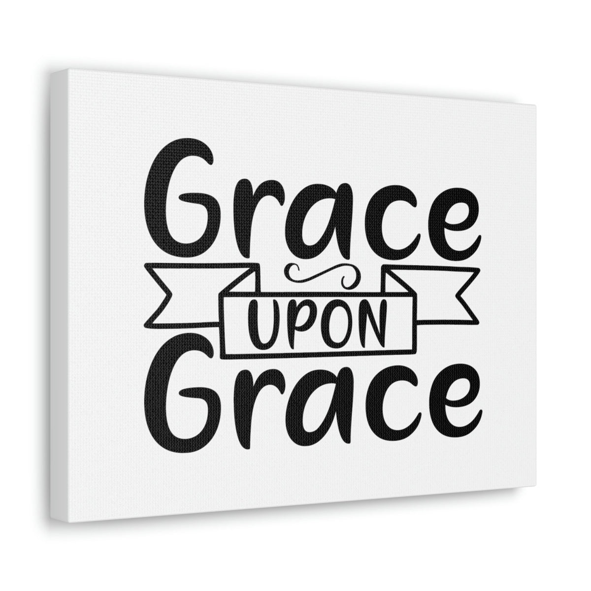 Scripture Walls Grace Upon Grace John 1:16 Christian Wall Art Bible Verse Print Ready to Hang Unframed-Express Your Love Gifts