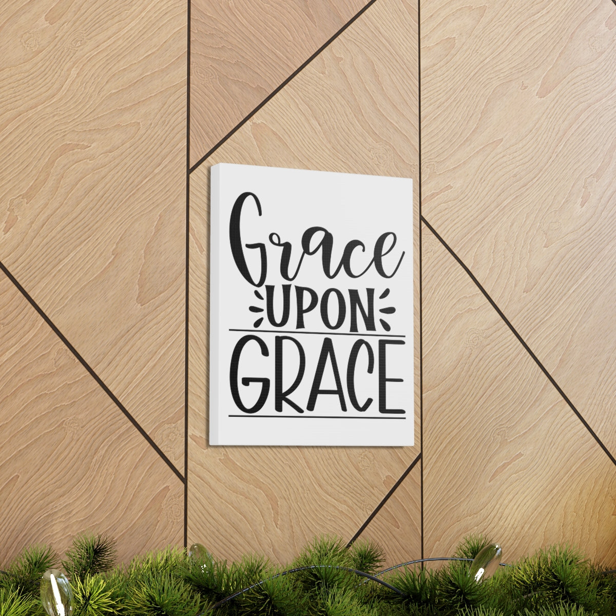 Scripture Walls Grace Upon Grace Romans 5:15 Christian Wall Art Print Ready to Hang Unframed-Express Your Love Gifts