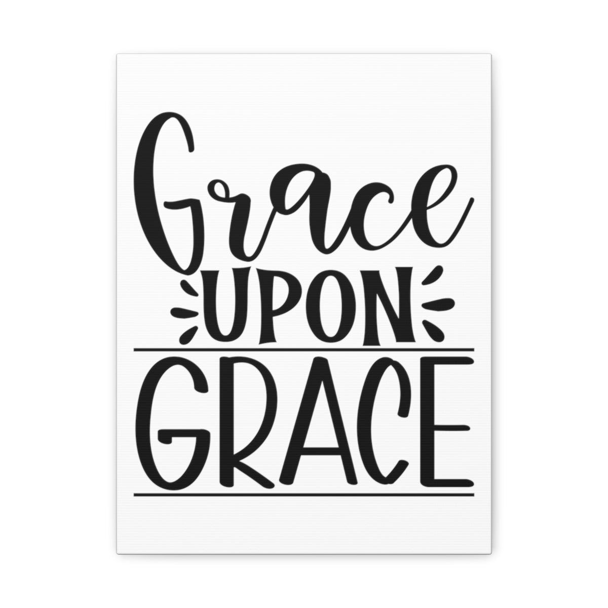 Scripture Walls Grace Upon Grace Romans 5:15 Christian Wall Art Print Ready to Hang Unframed-Express Your Love Gifts