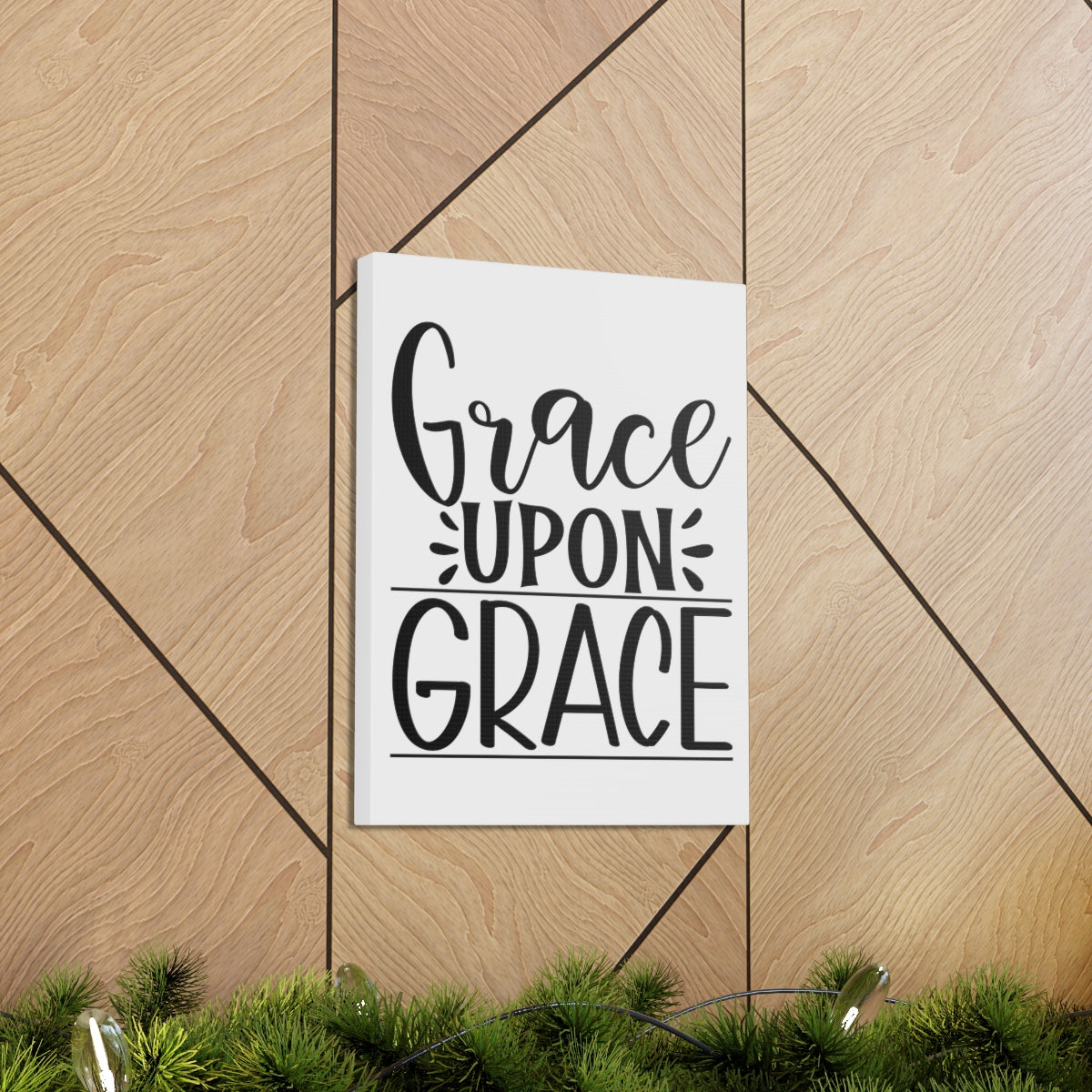 Scripture Walls Grace Upon Grace Romans 5:15 Christian Wall Art Print Ready to Hang Unframed-Express Your Love Gifts