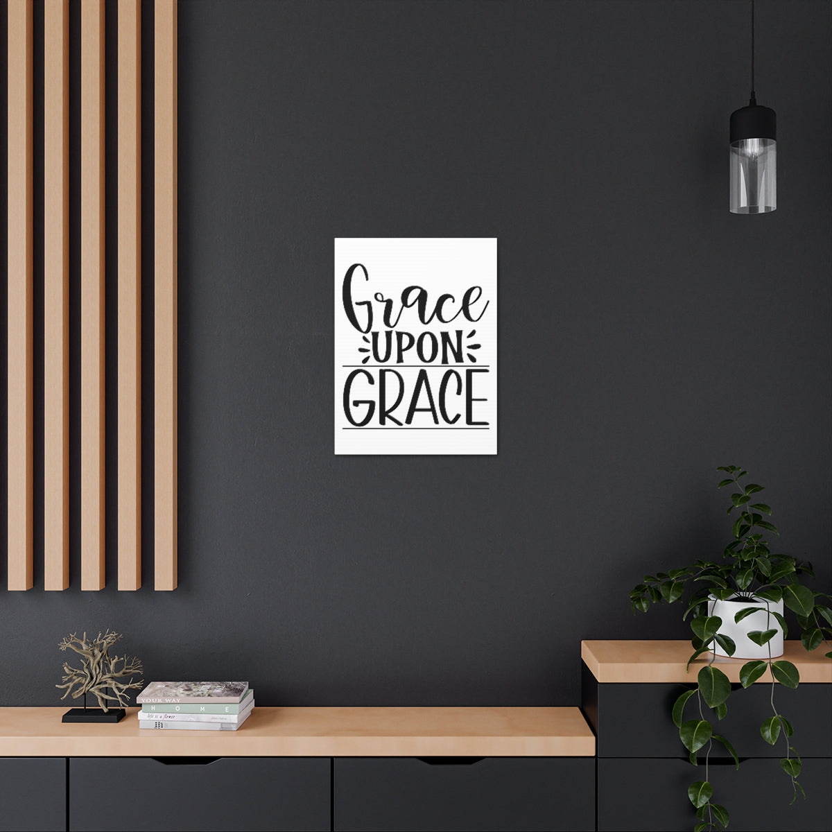 Scripture Walls Grace Upon Grace Romans 5:15 Christian Wall Art Print Ready to Hang Unframed-Express Your Love Gifts
