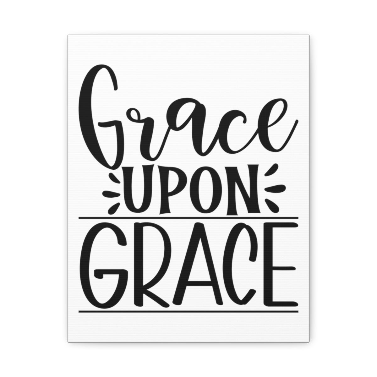 Scripture Walls Grace Upon Grace Romans 5:15 Christian Wall Art Print Ready to Hang Unframed-Express Your Love Gifts