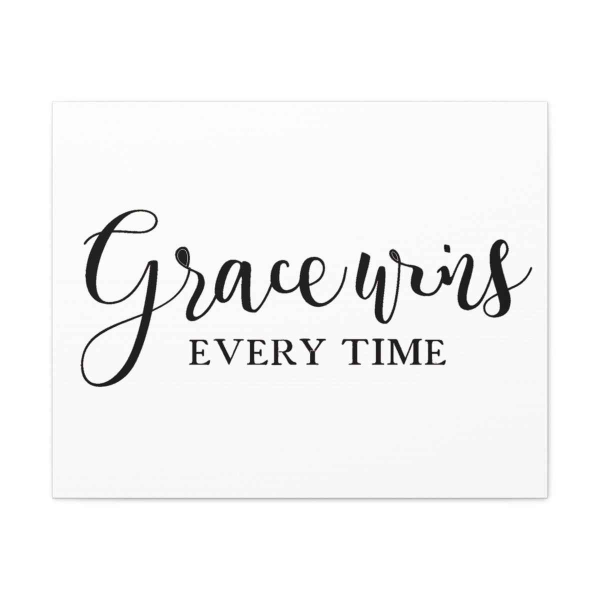 Scripture Walls Grace Wins Every Time 2 Timothy 1:9 Christian Wall Art Print Ready to Hang Unframed-Express Your Love Gifts