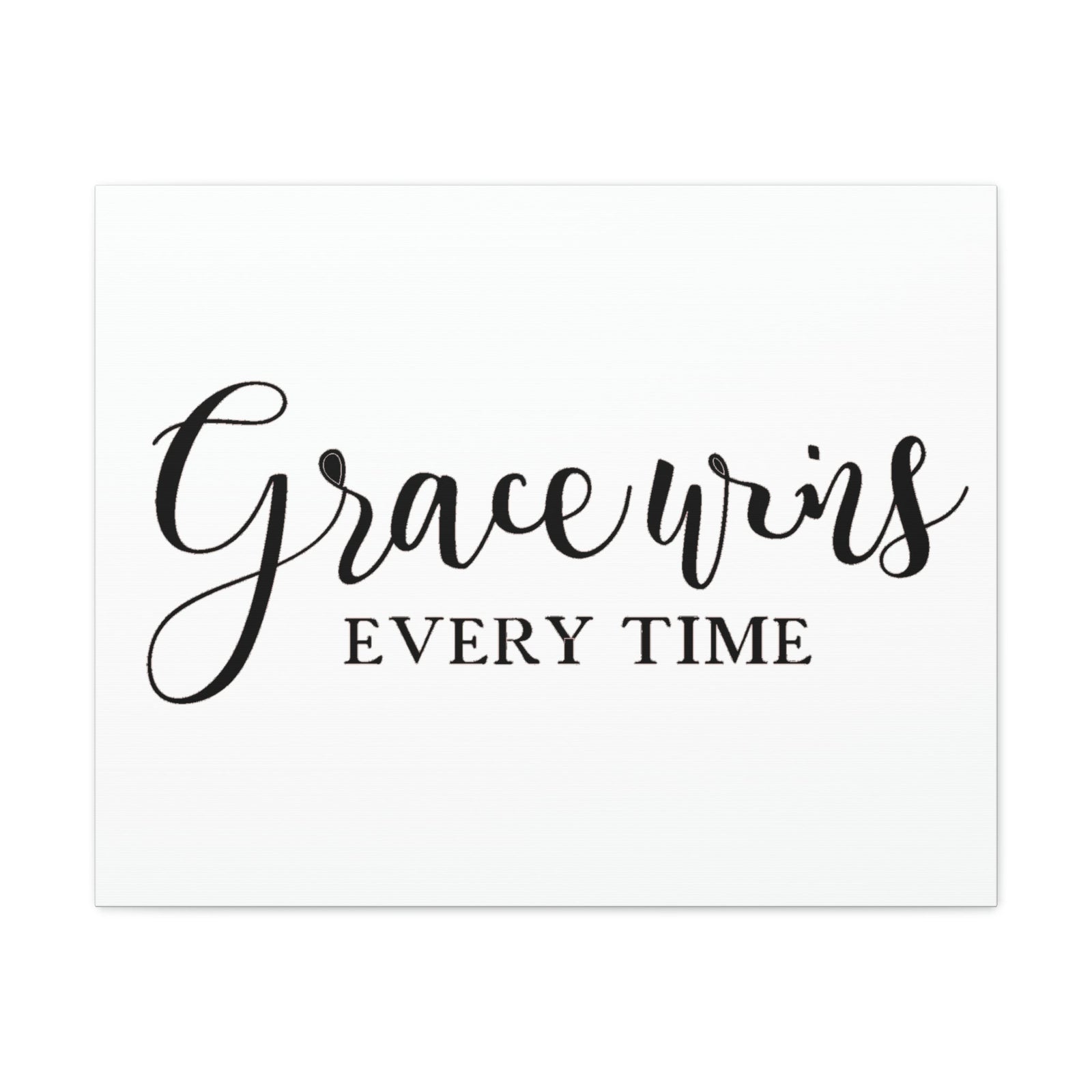 Scripture Walls Grace Wins Every Time 2 Timothy 1:9 Christian Wall Art Print Ready to Hang Unframed-Express Your Love Gifts