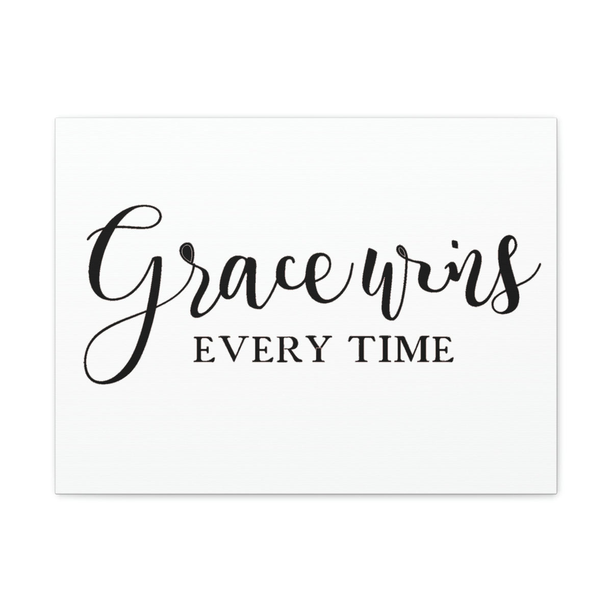 Scripture Walls Grace Wins Every Time 2 Timothy 1:9 Christian Wall Art Print Ready to Hang Unframed-Express Your Love Gifts