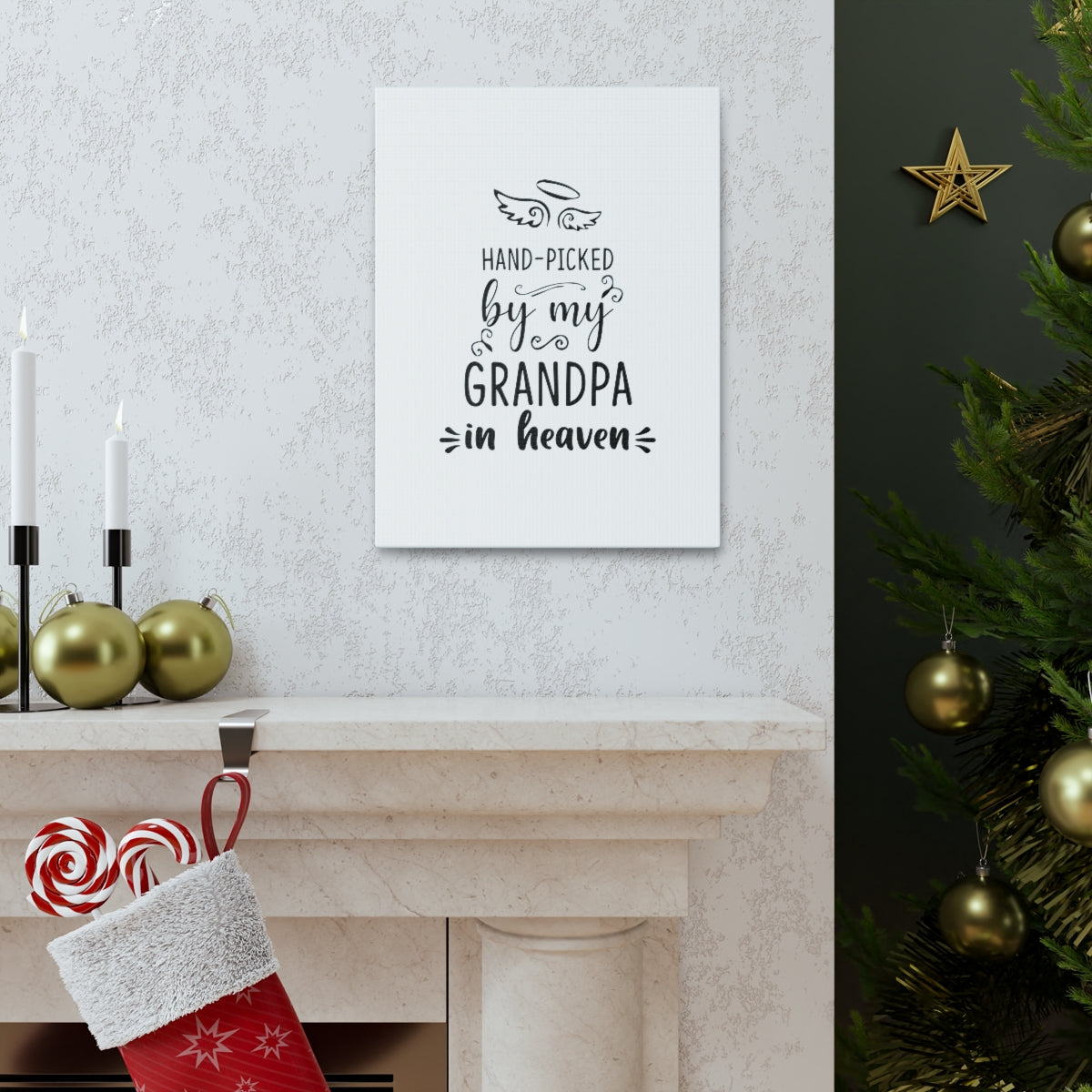 Scripture Walls Grandpa In Heaven 1 Peter 2:9 Christian Wall Art Bible Verse Print Ready to Hang Unframed-Express Your Love Gifts