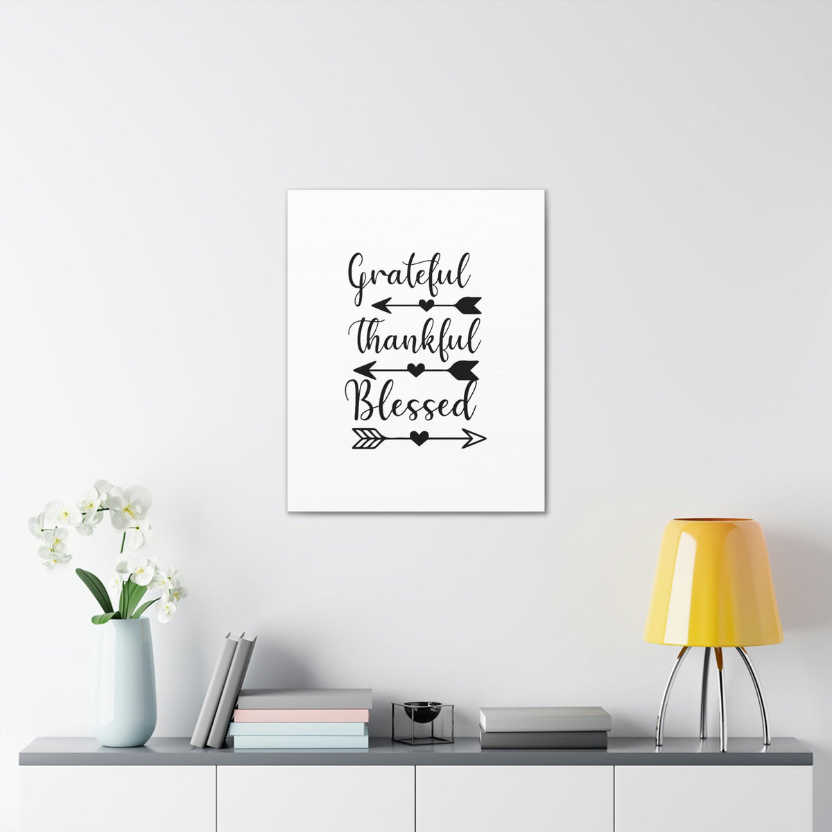Scripture Walls Grateful, Thankful, Blessed Colossians 3:15 Christian Wall Art Bible Verse Print Ready to Hang Unframed-Express Your Love Gifts