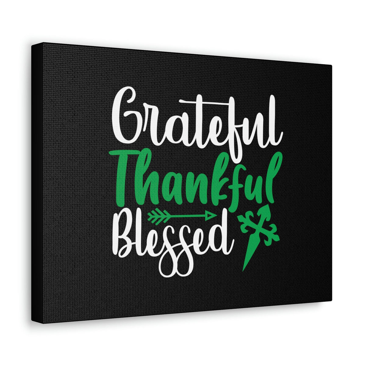 Scripture Walls Grateful, Thankful, Blessed Psalm 106:1 Christian Wall Art Bible Verse Print Ready to Hang Unframed-Express Your Love Gifts