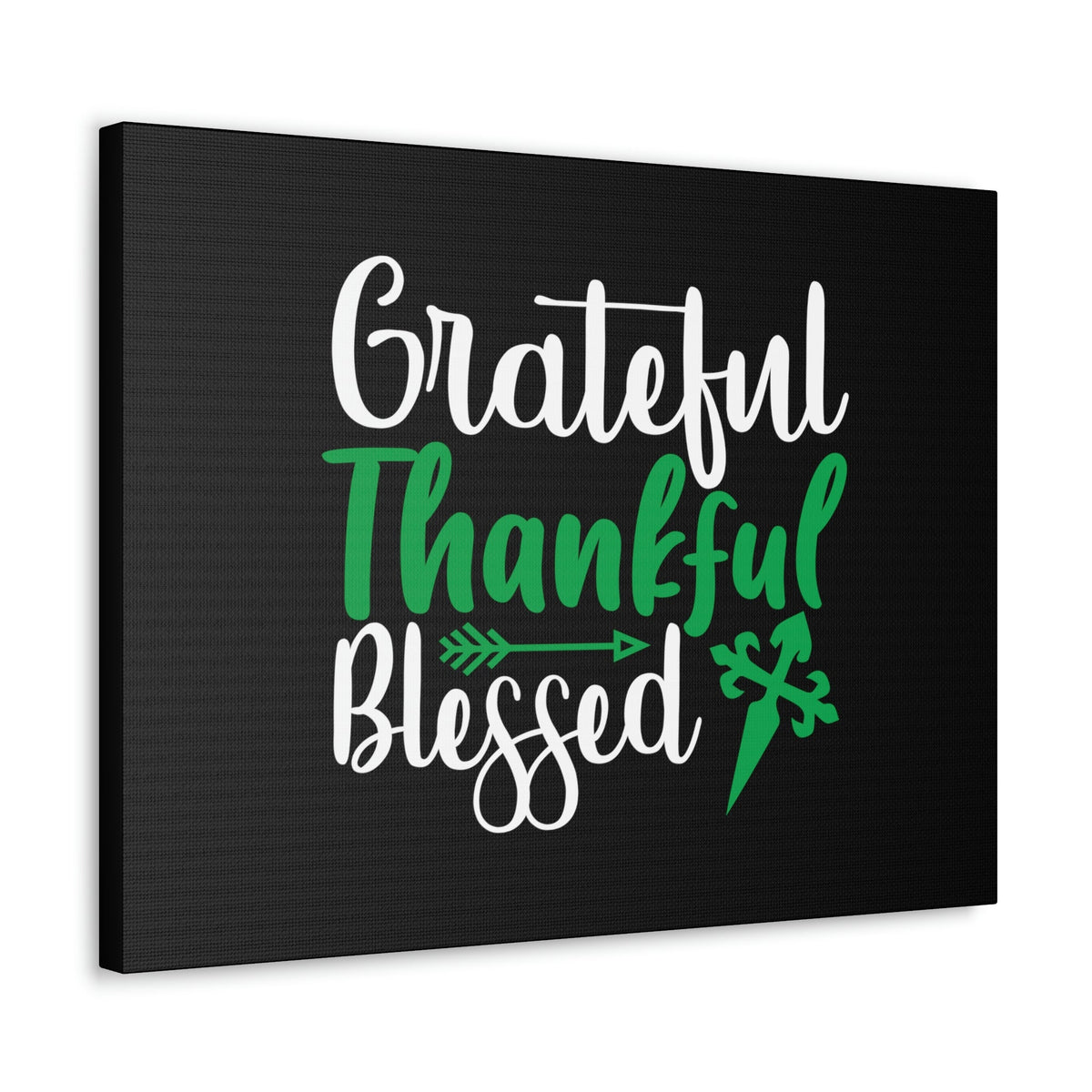 Scripture Walls Grateful, Thankful, Blessed Psalm 106:1 Christian Wall Art Bible Verse Print Ready to Hang Unframed-Express Your Love Gifts