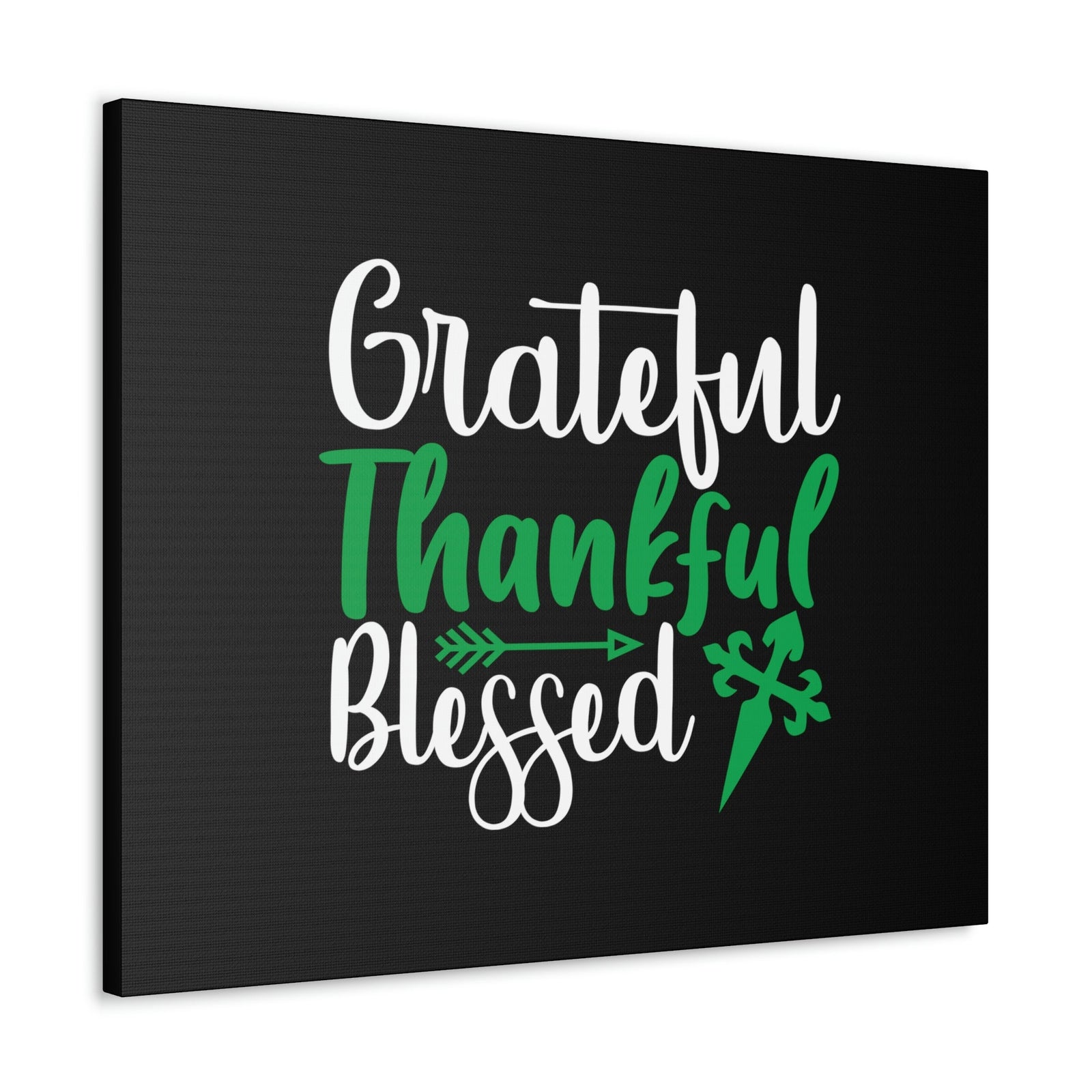 Scripture Walls Grateful, Thankful, Blessed Psalm 106:1 Christian Wall Art Bible Verse Print Ready to Hang Unframed-Express Your Love Gifts