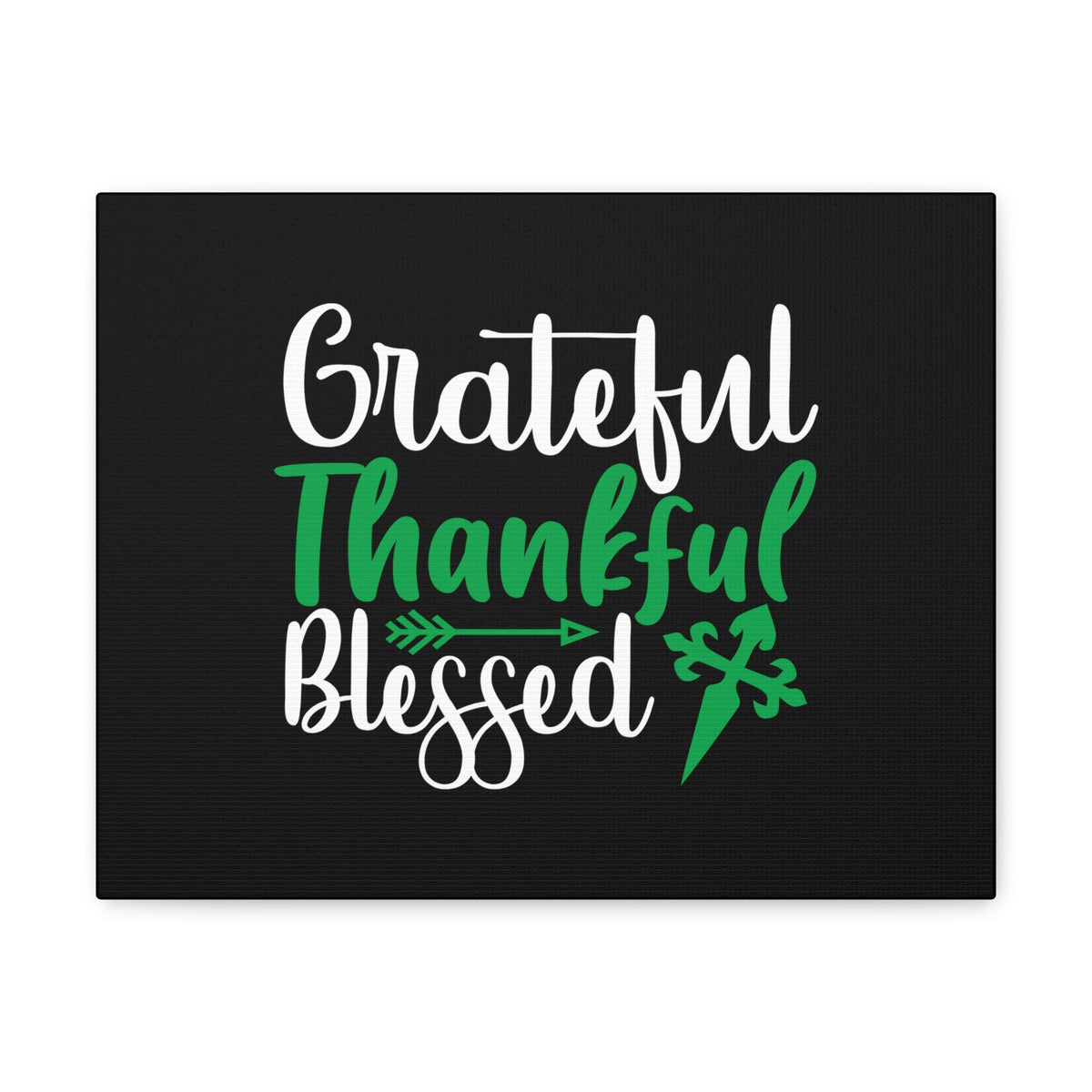 Scripture Walls Grateful, Thankful, Blessed Psalm 106:1 Christian Wall Art Bible Verse Print Ready to Hang Unframed-Express Your Love Gifts