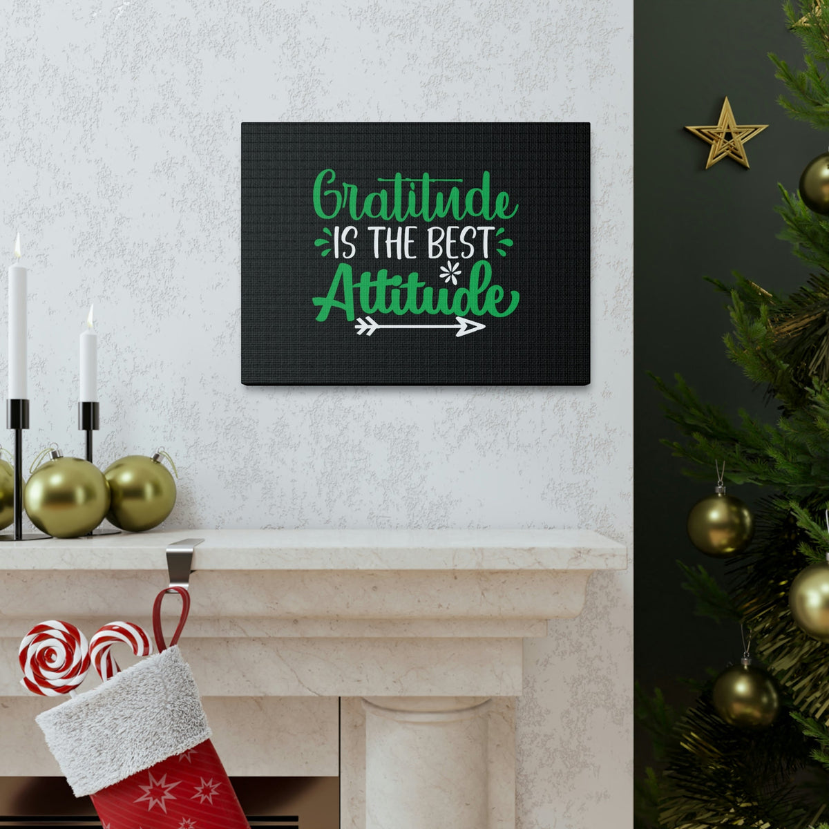 Scripture Walls Gratitude Is The Best Attitude Colossians 3:17 Christian Wall Art Bible Verse Print Ready to Hang Unframed-Express Your Love Gifts