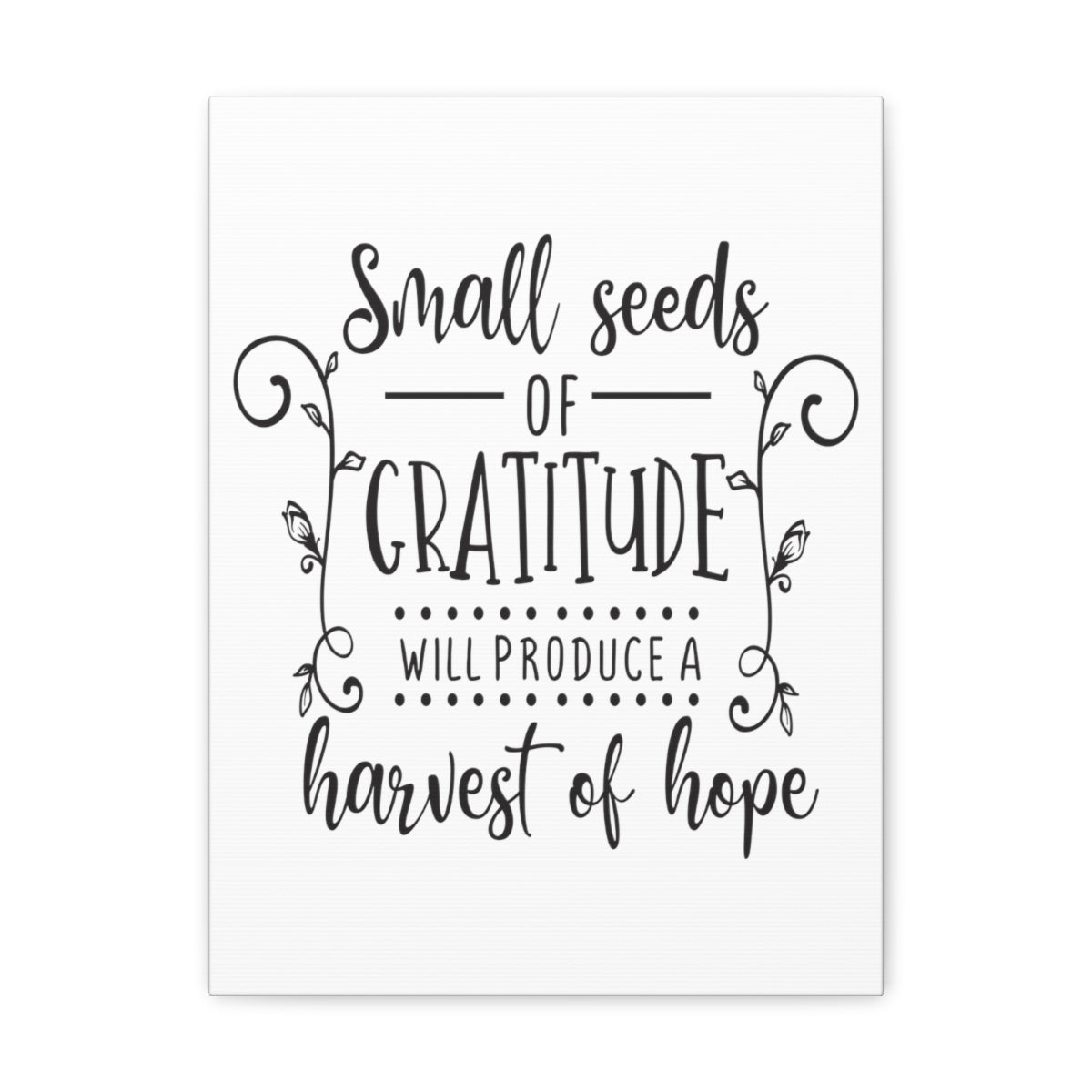 Scripture Walls Gratitude Will Produce 1 Thessalonians 5:18 Christian Wall Art Print Ready to Hang Unframed-Express Your Love Gifts