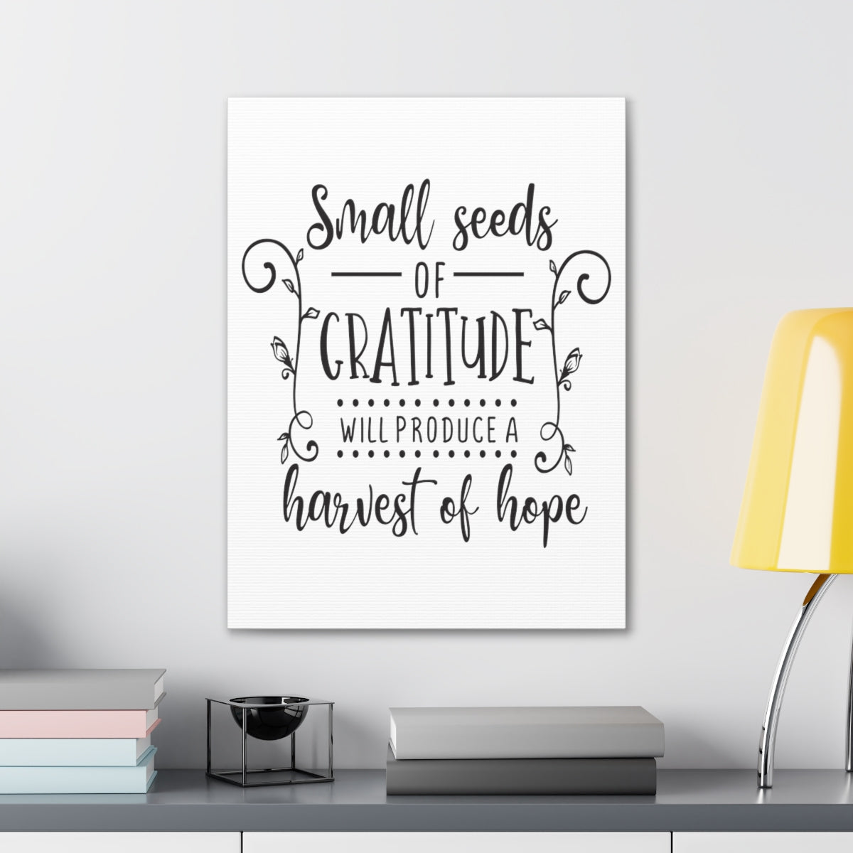 Scripture Walls Gratitude Will Produce 1 Thessalonians 5:18 Christian Wall Art Print Ready to Hang Unframed-Express Your Love Gifts